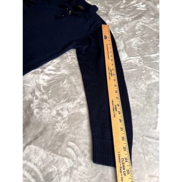 Rodd&Gunn Men's henley sweater size XL virgin merino wool navy - Picture 6 of 7